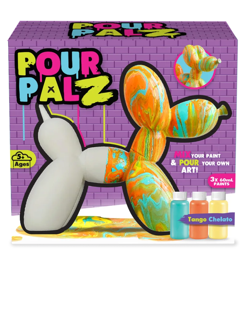Pour PalZ balloon dog kit, Tango Gelato edition